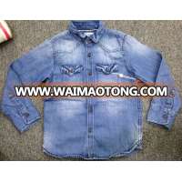 boy's denim shirt